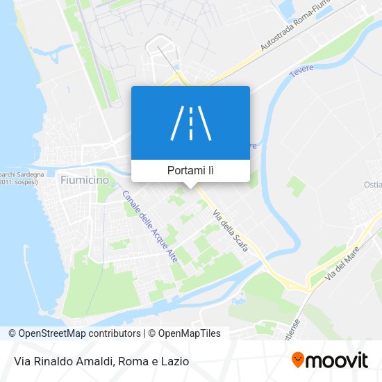 Mappa Via Rinaldo Amaldi