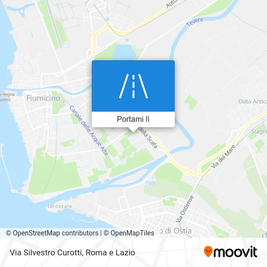 Mappa Via Silvestro Curotti