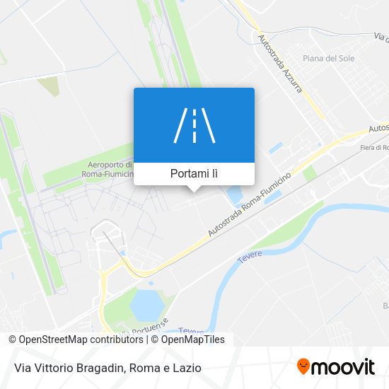Mappa Via Vittorio Bragadin