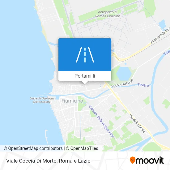 Mappa Viale Coccia Di Morto