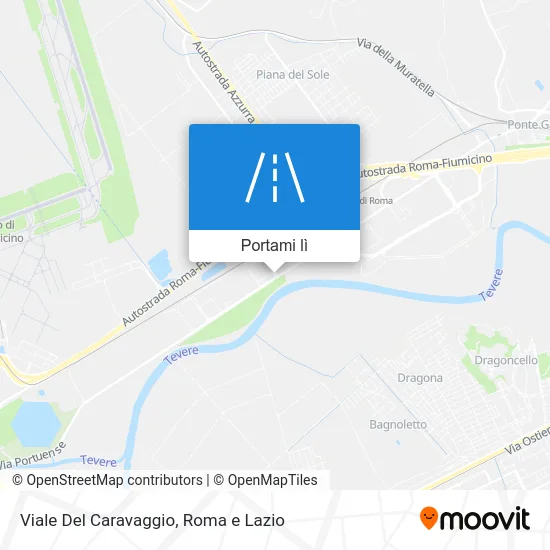 Mappa Viale Del Caravaggio