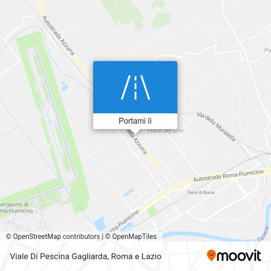 Mappa Viale Di Pescina Gagliarda