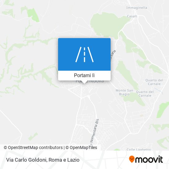 Mappa Via Carlo Goldoni