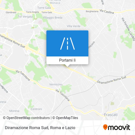 Mappa Diramazione Roma Sud