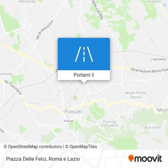 Mappa Piazza Delle Felci