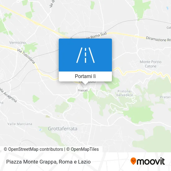 Mappa Piazza Monte Grappa