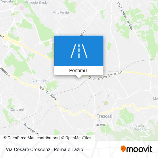 Mappa Via Cesare Crescenzi