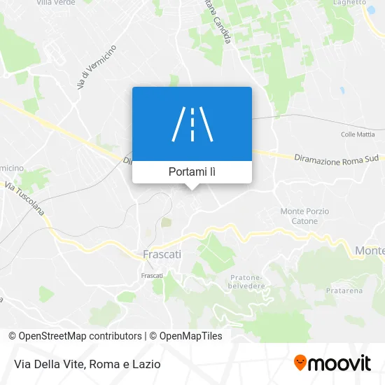 Mappa Via Della Vite