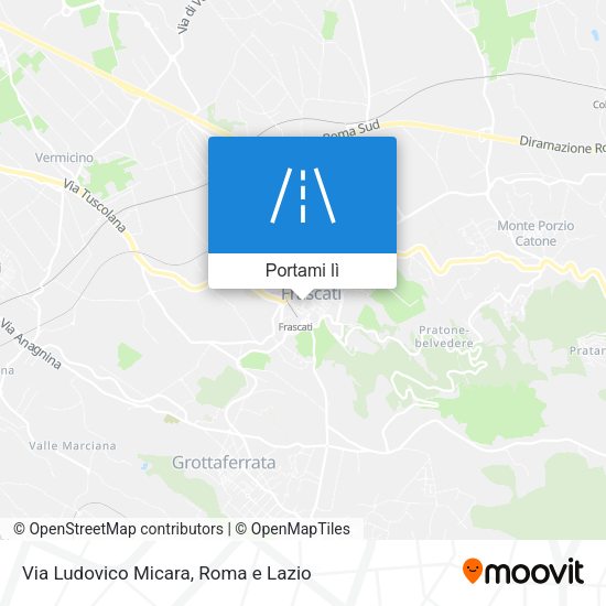 Mappa Via Ludovico Micara