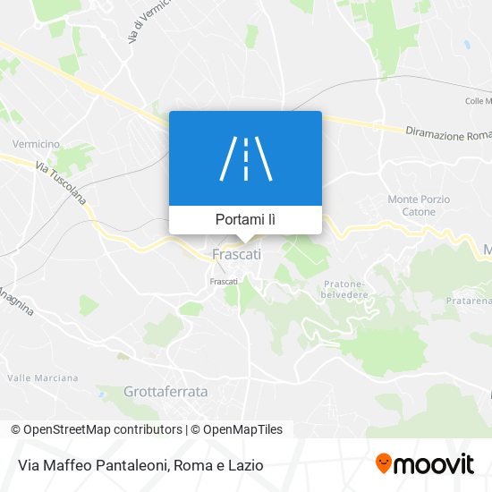 Mappa Via Maffeo Pantaleoni