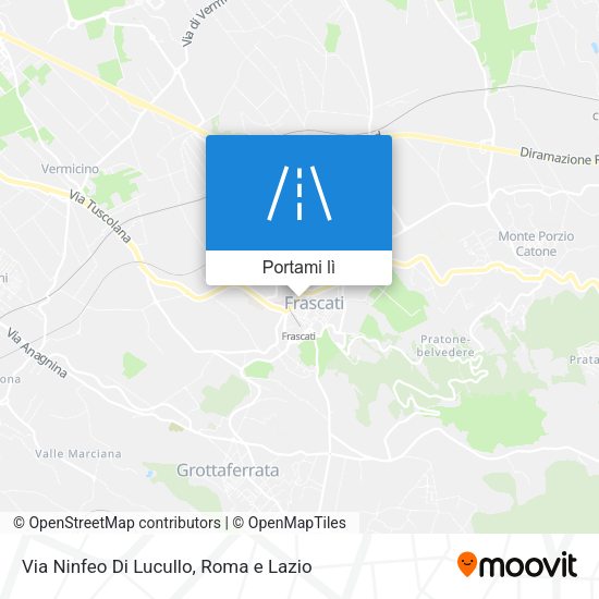 Mappa Via Ninfeo Di Lucullo