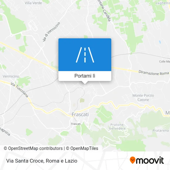 Mappa Via Santa Croce