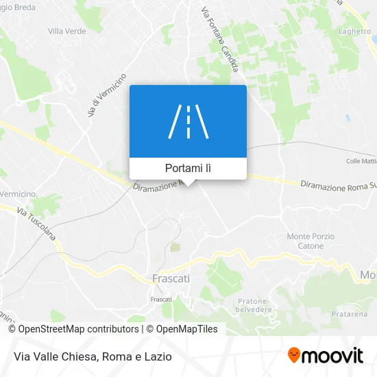 Mappa Via Valle Chiesa