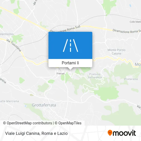 Mappa Viale Luigi Canina
