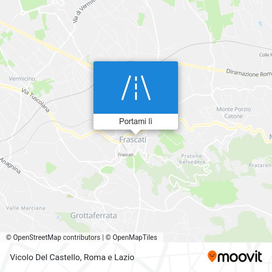 Mappa Vicolo Del Castello