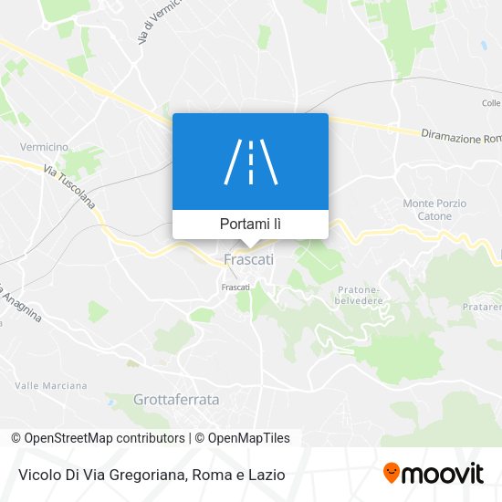 Mappa Vicolo Di Via Gregoriana