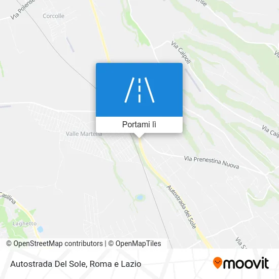 Mappa Autostrada Del Sole