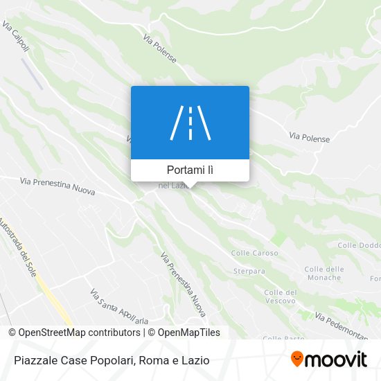 Mappa Piazzale Case Popolari