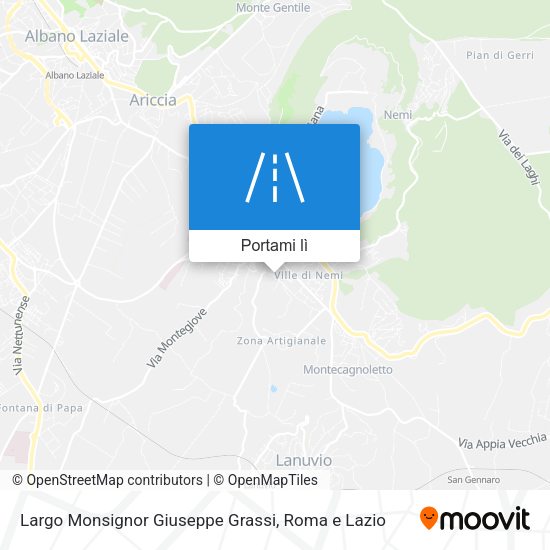 Mappa Largo Monsignor Giuseppe Grassi