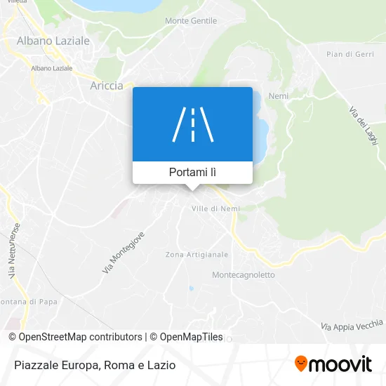 Mappa Piazzale Europa