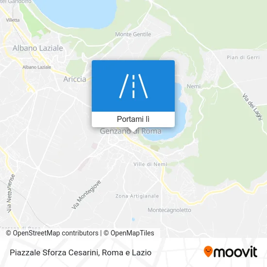 Mappa Piazzale Sforza Cesarini