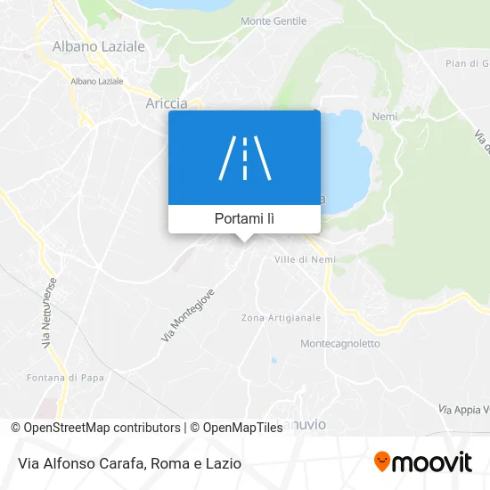 Mappa Via Alfonso Carafa