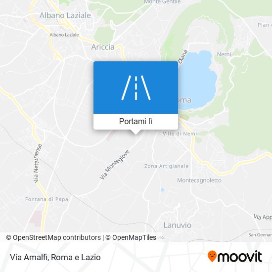 Mappa Via Amalfi