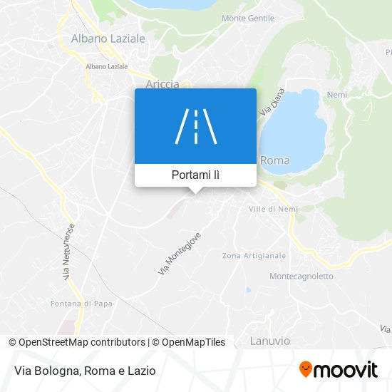 Mappa Via Bologna