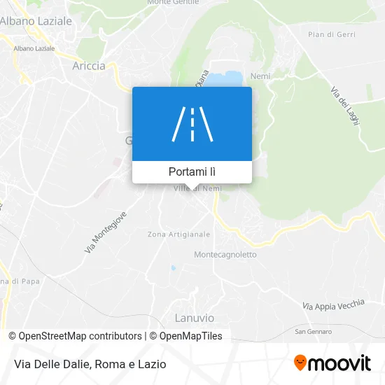 Mappa Via Delle Dalie