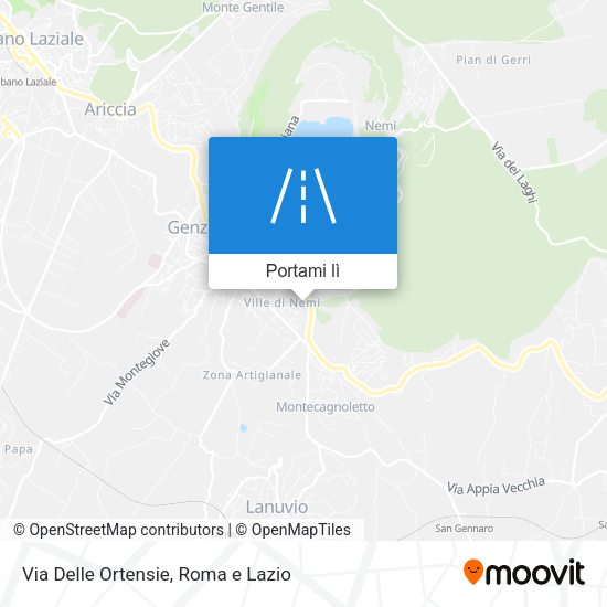 Mappa Via Delle Ortensie