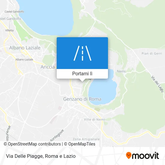Mappa Via Delle Piagge