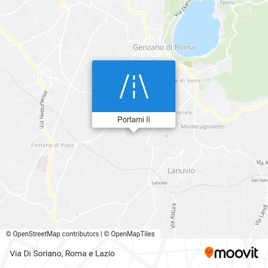 Mappa Via Di Soriano