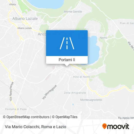 Mappa Via Mario Colacchi