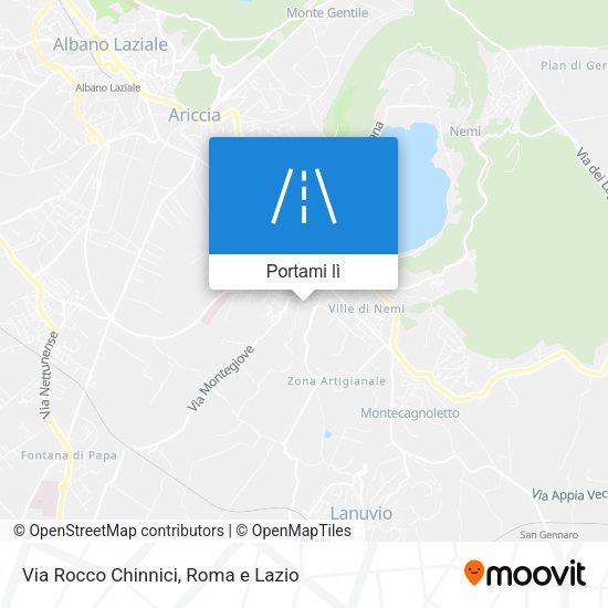 Mappa Via Rocco Chinnici