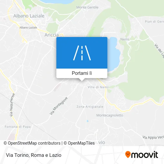 Mappa Via Torino
