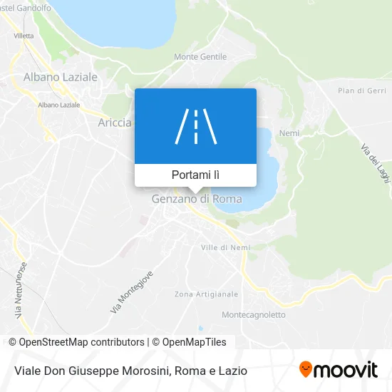 Mappa Viale Don Giuseppe Morosini