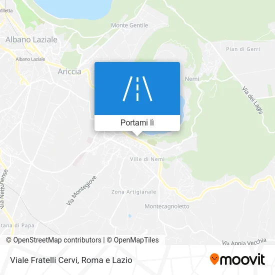 Mappa Viale Fratelli Cervi