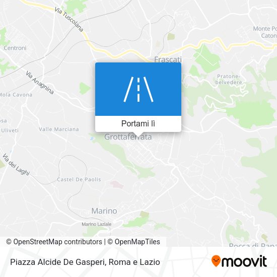 Mappa Piazza Alcide De Gasperi