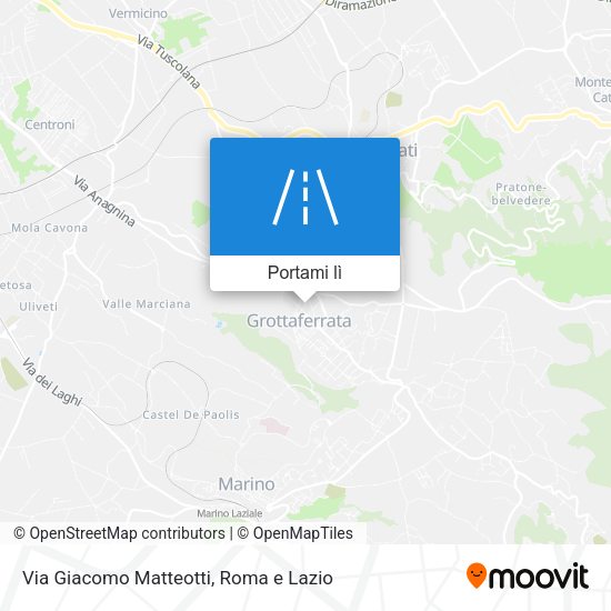 Mappa Via Giacomo Matteotti