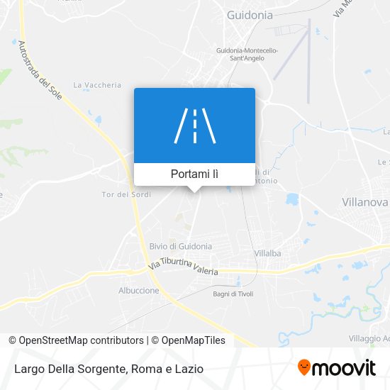 Mappa Largo Della Sorgente