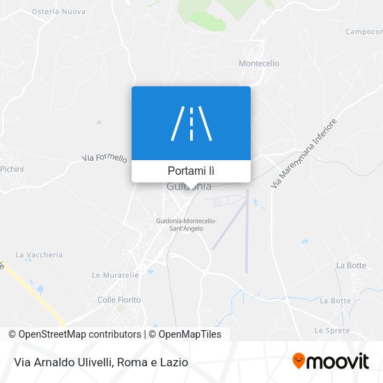 Mappa Via Arnaldo Ulivelli