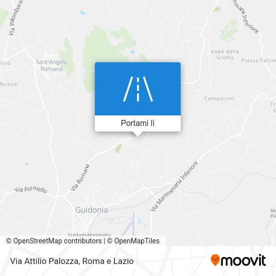 Mappa Via Attilio Palozza