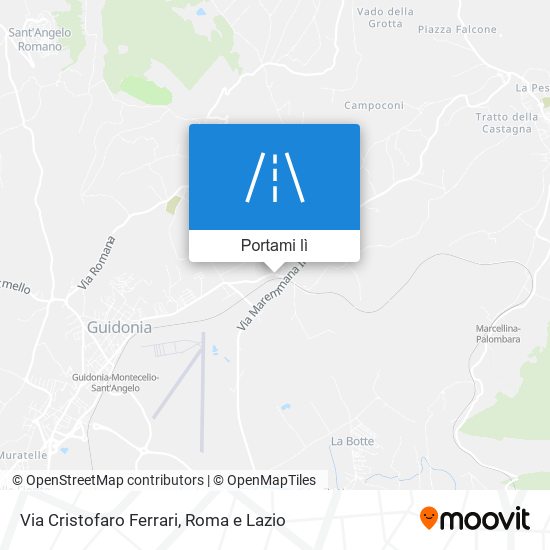 Mappa Via Cristofaro Ferrari