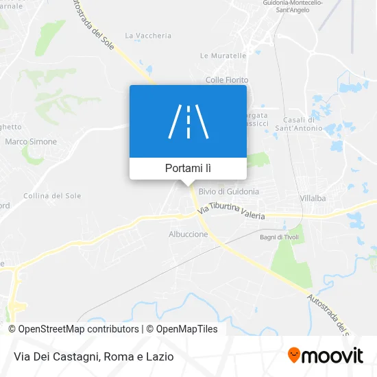 Mappa Via Dei Castagni