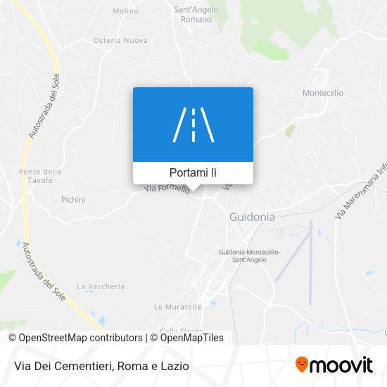 Mappa Via Dei Cementieri