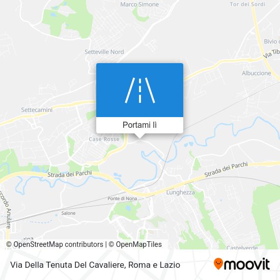 Mappa Via Della Tenuta Del Cavaliere