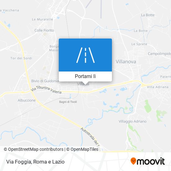 Mappa Via Foggia