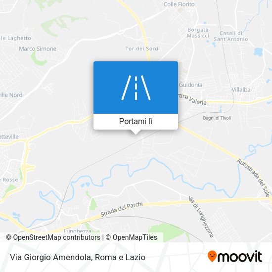 Mappa Via Giorgio Amendola