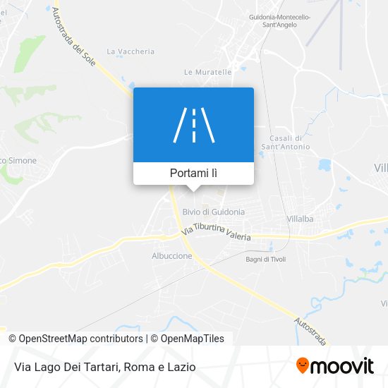 Mappa Via Lago Dei Tartari
