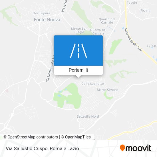 Mappa Via Sallustio Crispo